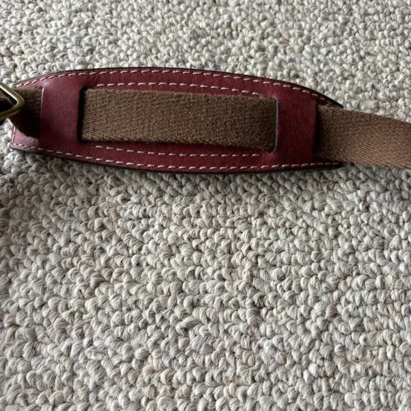 Coach Soho Crossbody Burgundy Suede Classic C Y2K Bag Hang Tag RARE Vintage - Picture 5 of 14